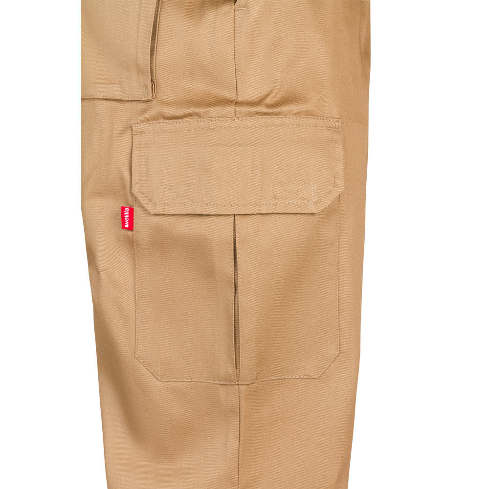VL MABON. Pantaloni in twill con diverse tasche (200g/m²), in cotone (35%) e poliestere (65%)
