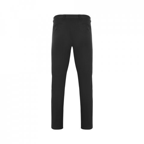 VL VISHNU. Pantaloni chino stretch unisex (260g/m&sup2;), din bumbac (98%) și elastan (2%) - Negru