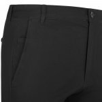 VL VISHNU. Pantaloni chino stretch unisex (260g/m&sup2;), din bumbac (98%) și elastan (2%) - Negru