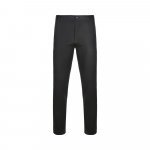 VL VISHNU. Pantaloni chino stretch unisex (260g/m&sup2;), din bumbac (98%) și elastan (2%) - Negru