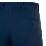 VL VISHNU. Pantaloni chino stretch unisex (260g/m&sup2;), din bumbac (98%) și elastan (2%) - Albastru marin
