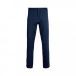 VL VISHNU. Pantaloni chino stretch unisex (260g/m&sup2;), din bumbac (98%) și elastan (2%) - Albastru marin
