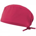 VL ENLIL. Gorro de sarja sanit&aacute;rio (190g/m&sup2;), em algod&atilde;o (35%) e poli&eacute;ster (65%) - Rosa