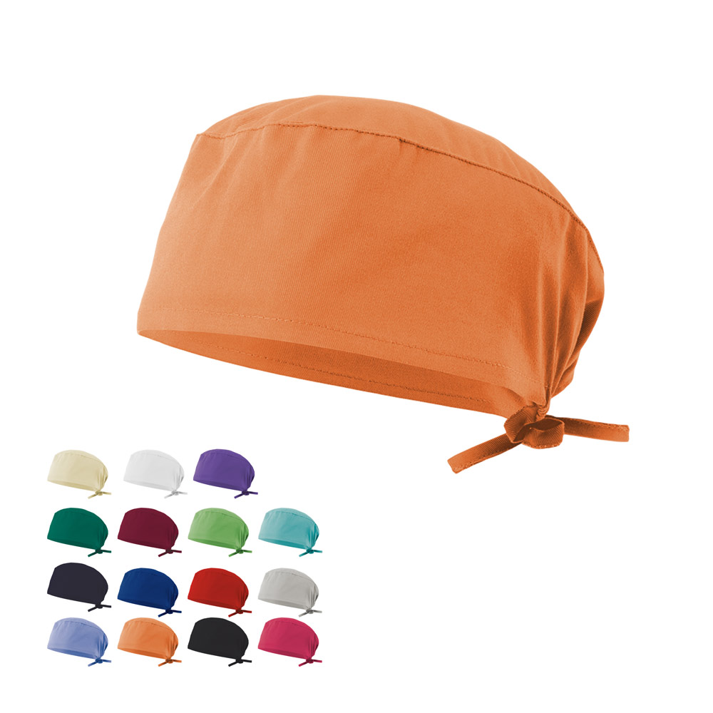 VL ENLIL. Cappello sanitario in twill (190g/m²), in cotone (35%) e poliestere (65%)