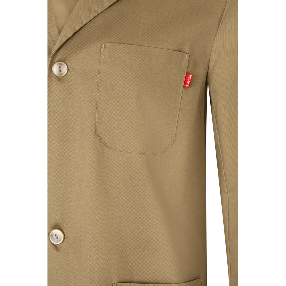 VL DANU. Blusa in twill (175g/m²), in cotone (35%) e poliestere (65%)