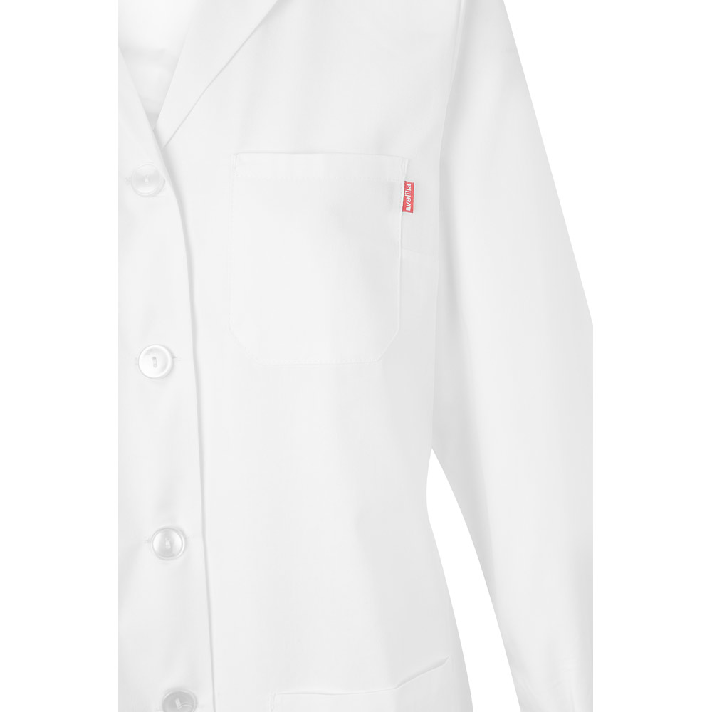 VL RAMA. Grembiule in twill a maniche lunghe (175g/m²), in twill di cotone (35%) e poliestere (65%)