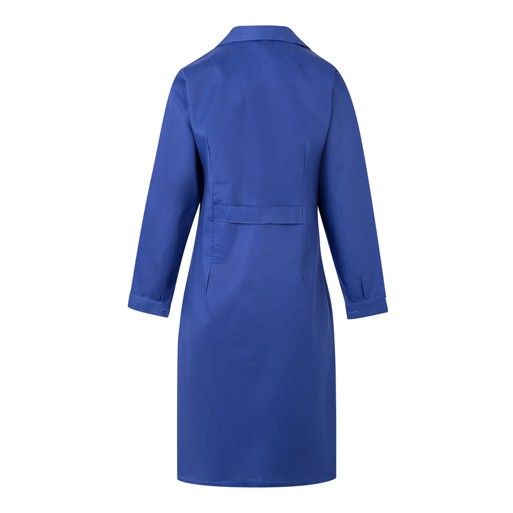 VL RAMA. Grembiule in twill a maniche lunghe (175g/m²), in twill di cotone (35%) e poliestere (65%)