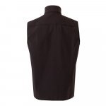 VL VARUNA. Colete soft shell (280g/m&sup2;), com forro polar, em poli&eacute;ster (94%) e elastano (6%) - Preto