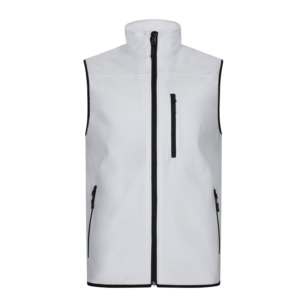 VL VARUNA. Gilet soft shell (280g/m²), con fodera in pile, in poliestere (94%) ed elastan (6%)
