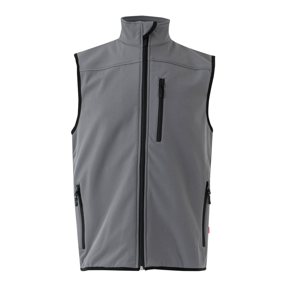 VL VARUNA. Gilet soft shell (280g/m²), con fodera in pile, in poliestere (94%) ed elastan (6%)