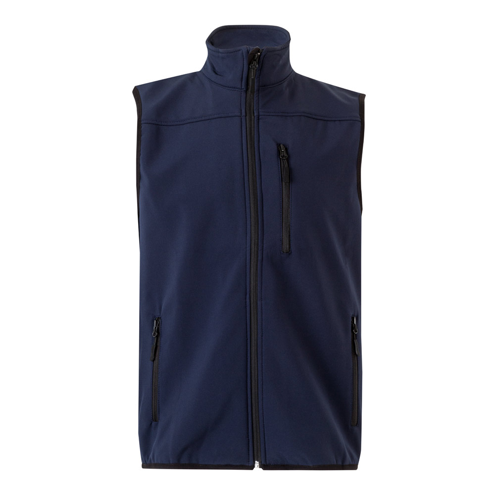 VL VARUNA. Gilet soft shell (280g/m²), con fodera in pile, in poliestere (94%) ed elastan (6%)