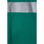 VL PLUTO LARGE. Polo piqu&eacute; bicolore (150g/m&sup2;) &agrave; manches longues, en coton (55%) et polyester (45%) - Vert/Jaune