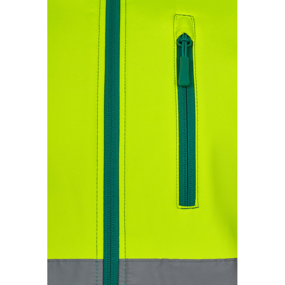 VL HESTIA LARGE. Giacca soft shell bicolore (280g/m²), con fodera in pile e membrana TPU, in poliestere (96%) ed elastan (4%)