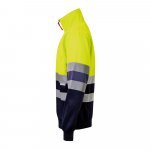 VL THOR LARGE. Felpa bicolore (300g/m&sup2;) in pile di poliestere (100%) - Blu scuro/Giallo