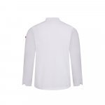 VL BACO. Jaleca de cozinha (190 g/m&sup2;) de manga comprida - Branco