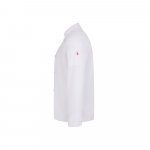 VL BACO. Jaleca de cozinha (190 g/m&sup2;) de manga comprida - Branco