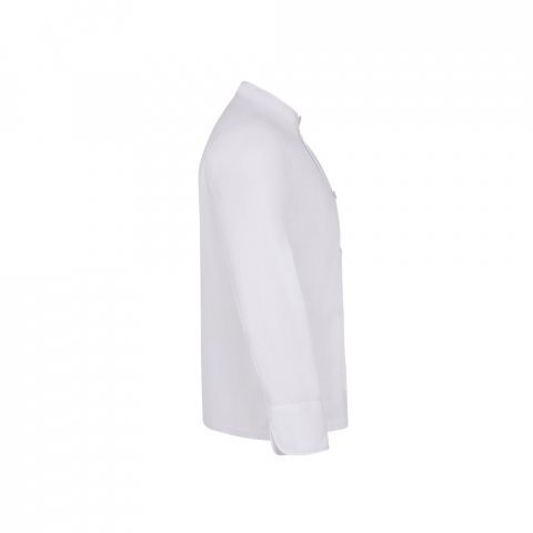 VL BACO. Jaleca de cozinha (190 g/m&sup2;) de manga comprida - Branco