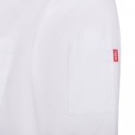 VL BACO. Jaleca de cozinha (190 g/m&sup2;) de manga comprida - Branco