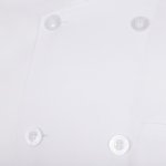 VL BACO. Jaleca de cozinha (190 g/m&sup2;) de manga comprida - Branco