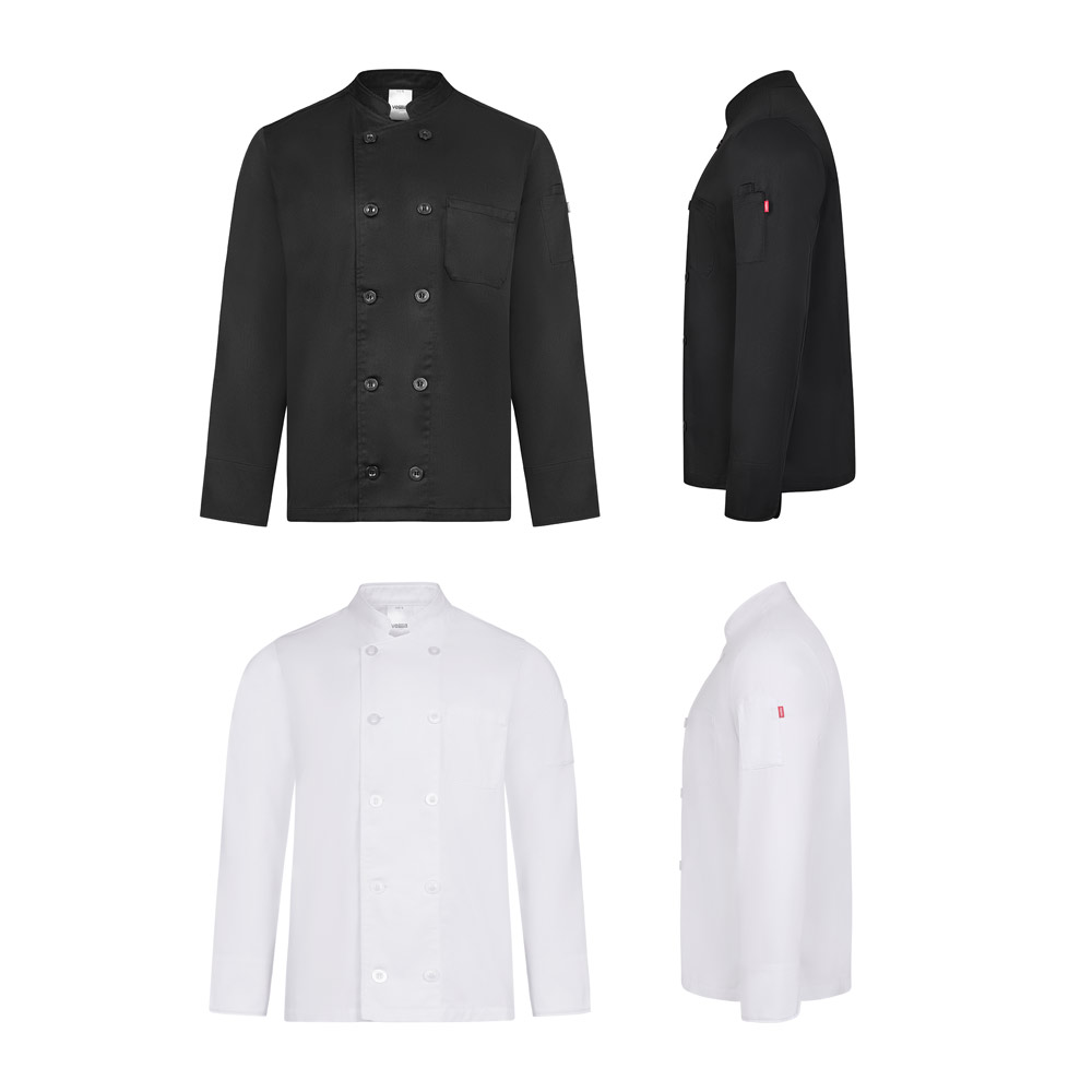 VL BACO. Giacca da cucina a maniche lunghe (190 g/m2)