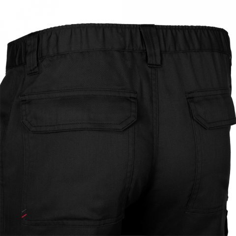 VL HERMES. Pantaloni din bumbac (35%) și poliester (65%) cu mai multe buzunare (190 g/m&sup2;) - Negru
