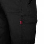 VL HERMES. Pantaloni din bumbac (35%) și poliester (65%) cu mai multe buzunare (190 g/m&sup2;) - Negru