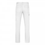 VL HERMES. Pantaloni din bumbac (35%) și poliester (65%) cu mai multe buzunare (190 g/m&sup2;) - Alb