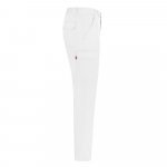 VL HERMES. Pantaloni din bumbac (35%) și poliester (65%) cu mai multe buzunare (190 g/m&sup2;) - Alb