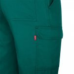 VL HERMES. Pantaloni din bumbac (35%) și poliester (65%) cu mai multe buzunare (190 g/m&sup2;) - Verde