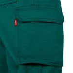 VL HERMES. Pantaloni din bumbac (35%) și poliester (65%) cu mai multe buzunare (190 g/m&sup2;) - Verde