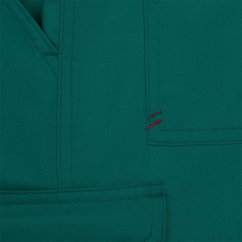 VL HERMES. Pantaloni din bumbac (35%) și poliester (65%) cu mai multe buzunare (190 g/m&sup2;) - Verde