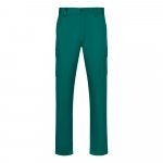 VL HERMES. Pantaloni din bumbac (35%) și poliester (65%) cu mai multe buzunare (190 g/m&sup2;) - Verde