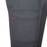 VL HERMES. Pantaloni din bumbac (35%) și poliester (65%) cu mai multe buzunare (190 g/m&sup2;) - Gri