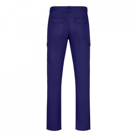 VL HERMES. Pantaloni din bumbac (35%) și poliester (65%) cu mai multe buzunare (190 g/m&sup2;) - Albastru Royal