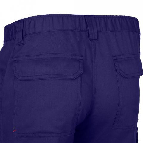 VL HERMES. Pantaloni din bumbac (35%) și poliester (65%) cu mai multe buzunare (190 g/m&sup2;) - Albastru Royal