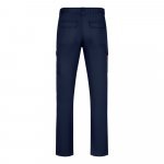 VL HERMES. Pantaloni din bumbac (35%) și poliester (65%) cu mai multe buzunare (190 g/m&sup2;) - Albastru marin