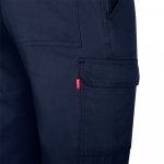 VL HERMES. Pantaloni din bumbac (35%) și poliester (65%) cu mai multe buzunare (190 g/m&sup2;) - Albastru marin