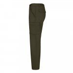 VL HERMES. Pantaloni din bumbac (35%) și poliester (65%) cu mai multe buzunare (190 g/m&sup2;) - Verde armată