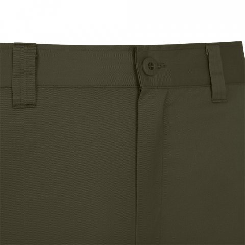 VL HERMES. Pantaloni din bumbac (35%) și poliester (65%) cu mai multe buzunare (190 g/m&sup2;) - Verde armată