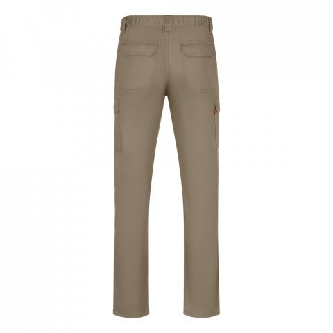 VL HERMES. Pantaloni din bumbac (35%) și poliester (65%) cu mai multe buzunare (190 g/m&sup2;) - Natural deschis