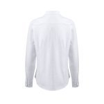 VL PRITHVI WOMEN. Oxford overhemd (180 g/m&sup2;) voor dames, gemaakt van katoen (50%), polyester (45%) en elastaan ​​(5%) - Wit