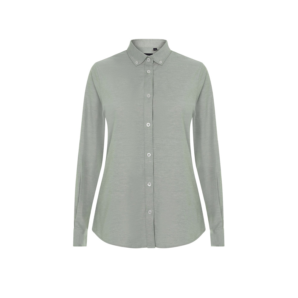 VL PRITHVI WOMEN. Camicia Oxford (180 g/m²) da donna in cotone (50%), poliestere (45%) ed elastan (5%)