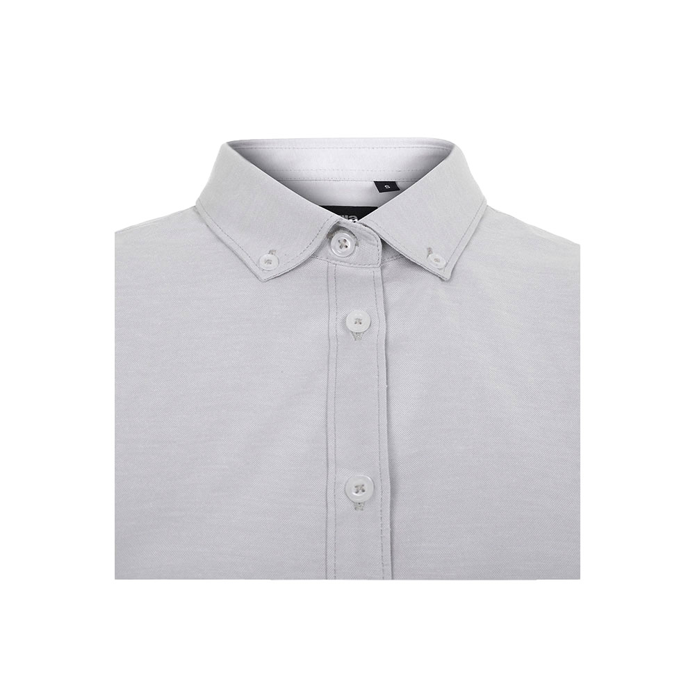 VL PRITHVI WOMEN. Camicia Oxford (180 g/m²) da donna in cotone (50%), poliestere (45%) ed elastan (5%)