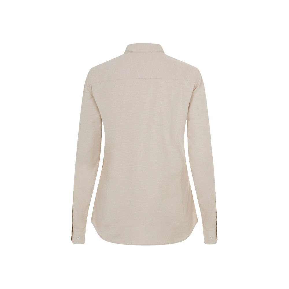 VL PRITHVI WOMEN. Camicia Oxford (180 g/m²) da donna in cotone (50%), poliestere (45%) ed elastan (5%)