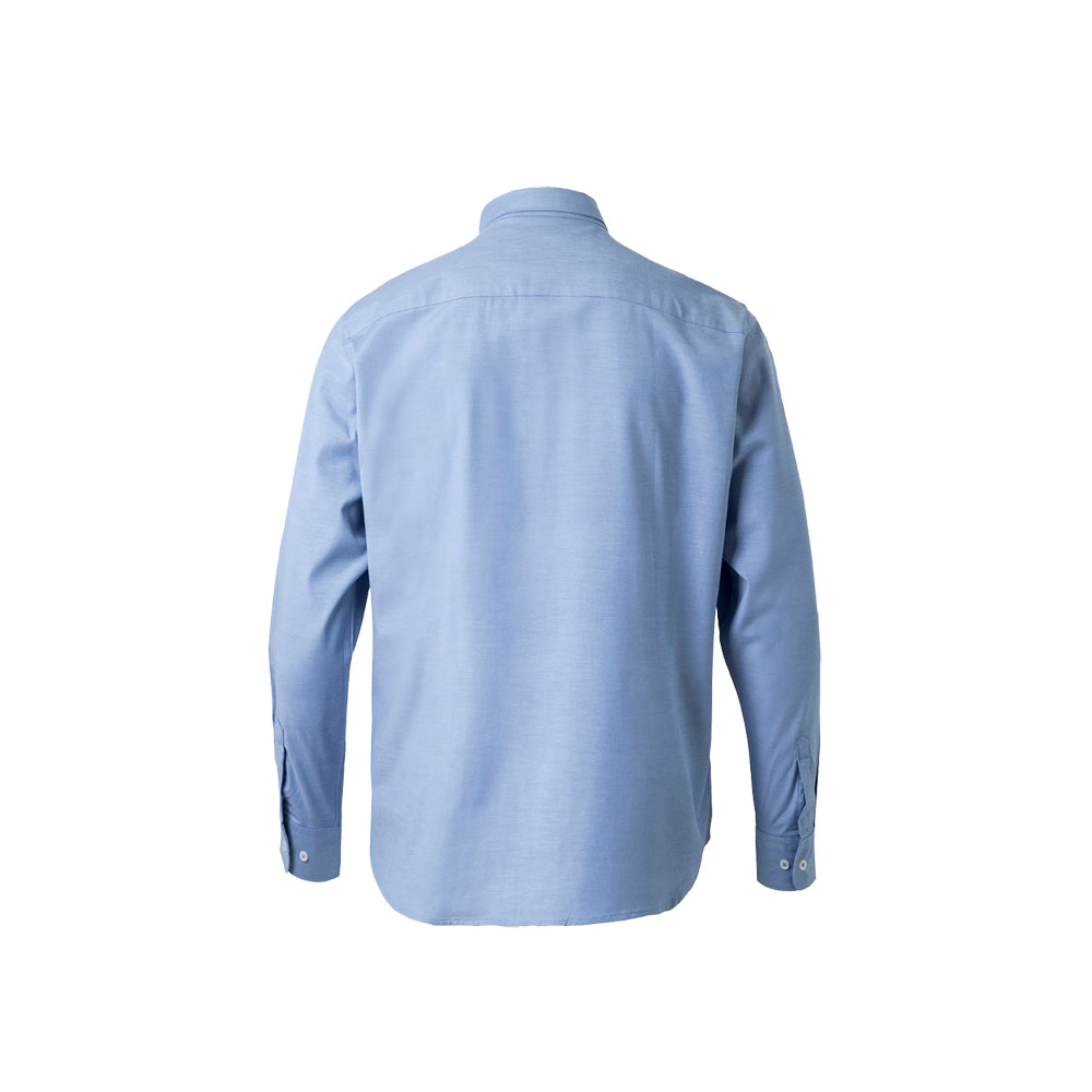 VL PRITHVI MAN. Camicia Oxford da uomo (180 g/m²) in cotone (50%), poliestere (45%) ed elastan (5%)