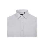 VL PRITHVI MAN. Hemd Oxford (180 g/m&sup2;) f&uuml;r Herren, aus Baumwolle (50 %), Polyester (45 %) und Elasthan (5 %) - Hellgrau