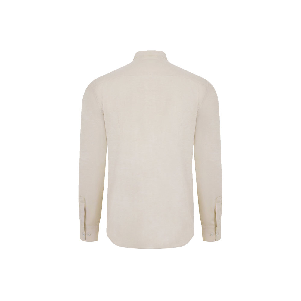 VL PRITHVI MAN. Camicia Oxford da uomo (180 g/m²) in cotone (50%), poliestere (45%) ed elastan (5%)