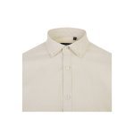 VL PRITHVI MAN. Hemd Oxford (180 g/m&sup2;) f&uuml;r Herren, aus Baumwolle (50 %), Polyester (45 %) und Elasthan (5 %) - Naturhell