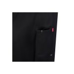 VL THOTH. Giacca da cucina da donna (190 g/m&sup2;), realizzata in cotone (35%) e poliestere riciclato (65%) - Nero