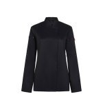 VL THOTH. Giacca da cucina da donna (190 g/m&sup2;), realizzata in cotone (35%) e poliestere riciclato (65%) - Nero